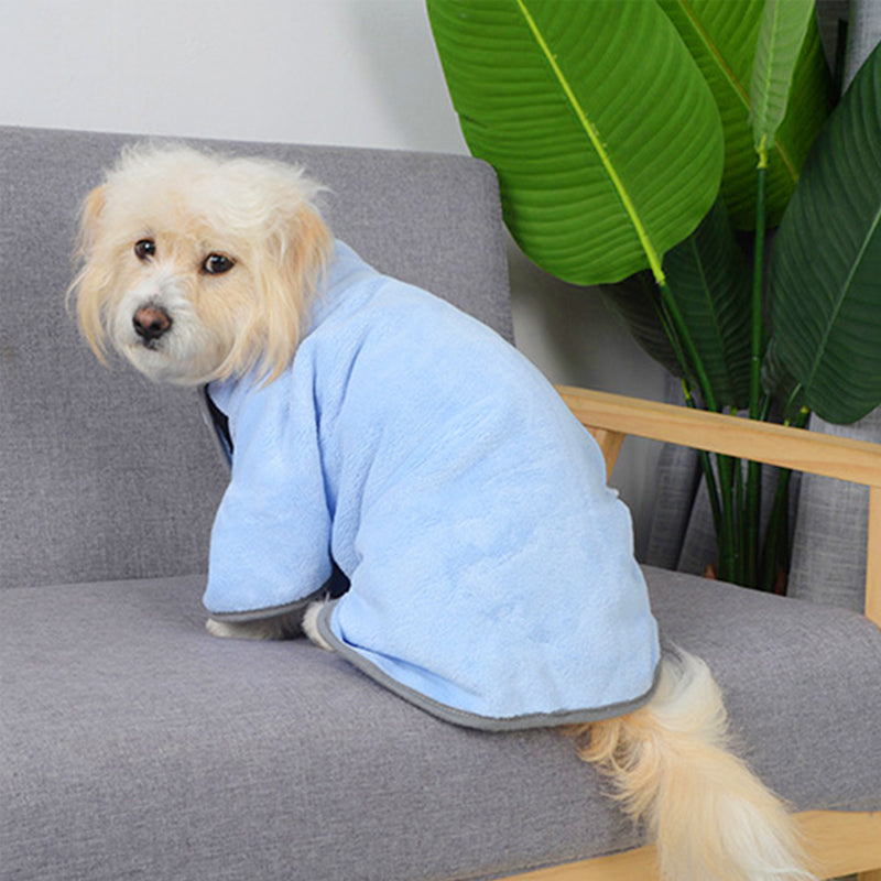 Quick-Drying Pet Absorbent Towel Dog Bathrobe Pet Dog Bath Towel for Dogs Cats Microfiber Absorbent Pet Drying Towel Pet Supplies Pet Products