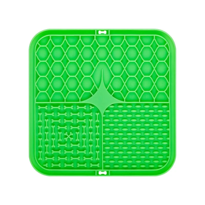 Dog Lick Mat with Suction Cups – Silicone Slow Feeder