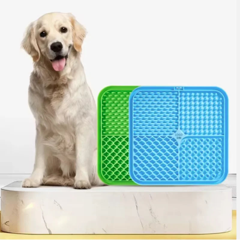 Dog Lick Mat with Suction Cups – Silicone Slow Feeder