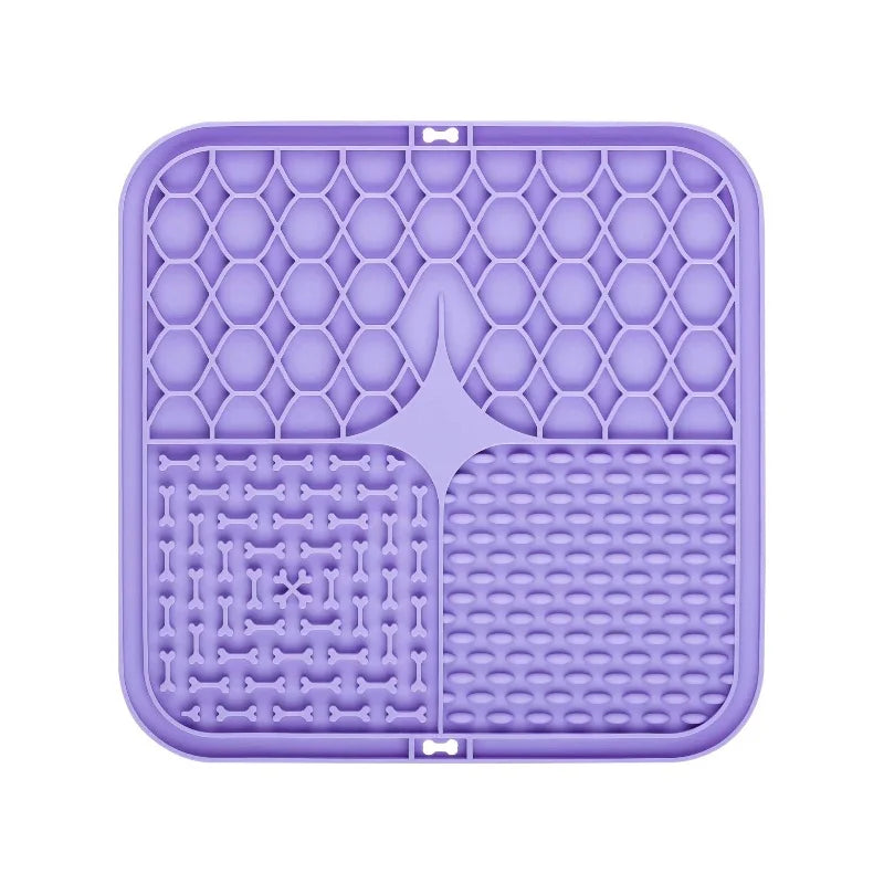 Dog Lick Mat with Suction Cups – Silicone Slow Feeder