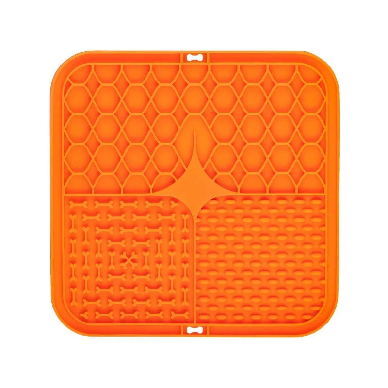 Dog Lick Mat with Suction Cups – Silicone Slow Feeder